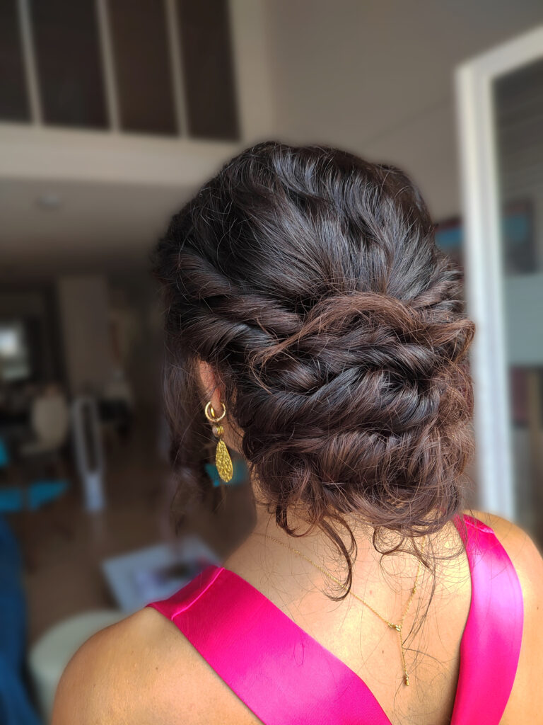 chignon bohème